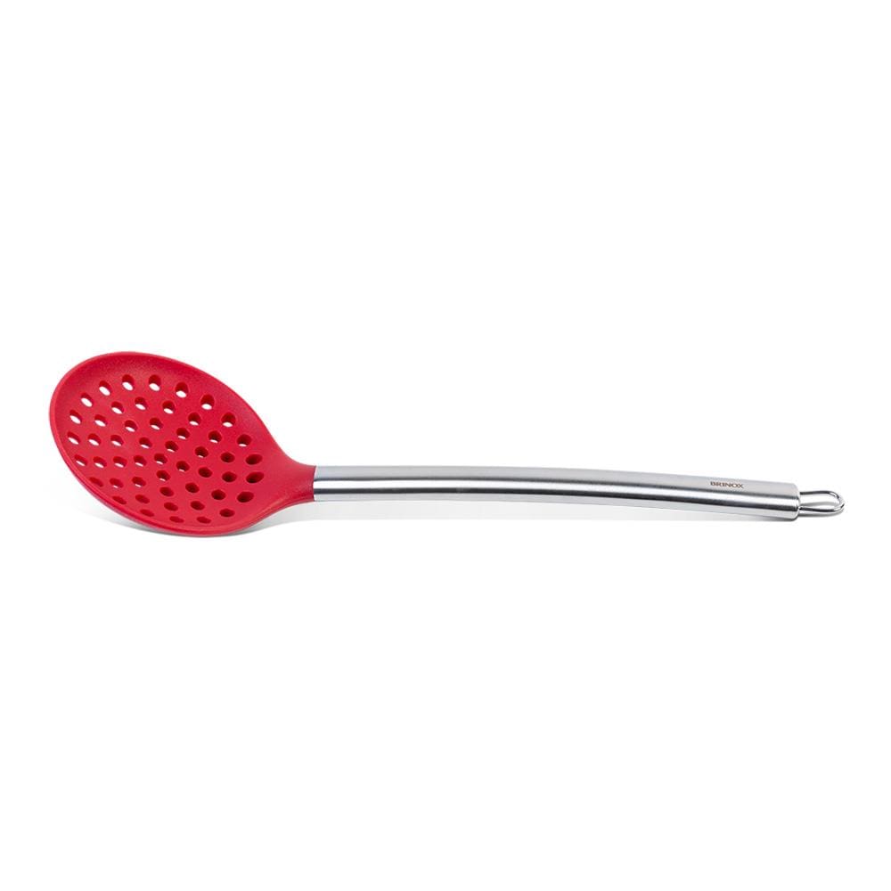 Espumadeira Brinox Duo Silicone e Inox - 34,5 cm
