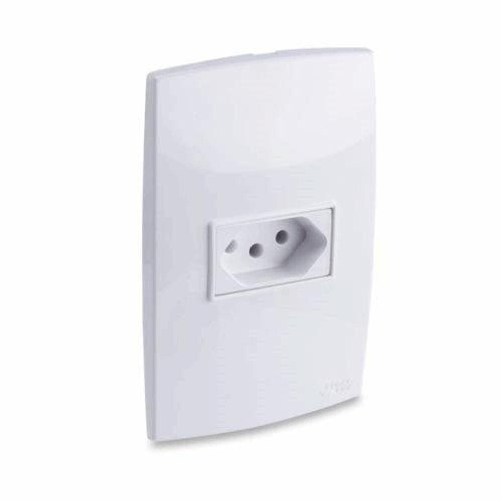 Tomada Simples 2P+T 10A 250 Force Line