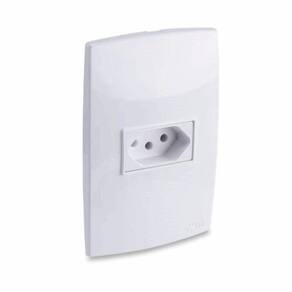 Tomada Simples 2P+T 10A 250 Force Line