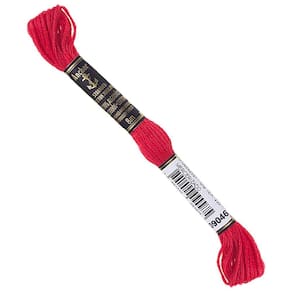 Linha Anchor Mouliné cor 9046 - Vermelho