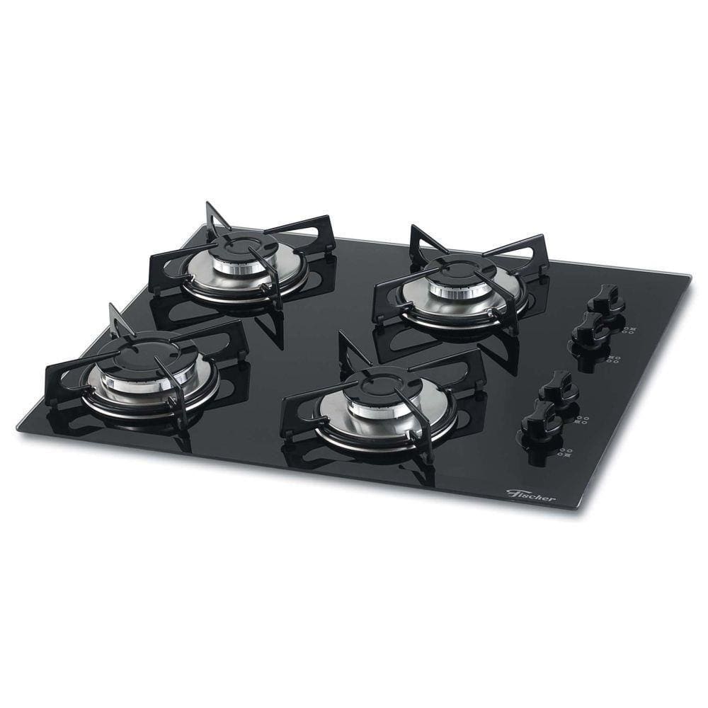 Cooktop a Gás Fischer 1519-5713 4 Bocas Preto