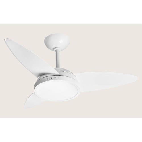 imagem-Ventilador de Teto Lykan Branco LED - 110V