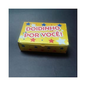 Caixa Divertida Doidinho Por Você para 6 Doces 10un