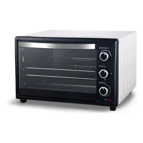 imagem-Forno Elétrico 66 Litros Preto/Branco 220V - BEST