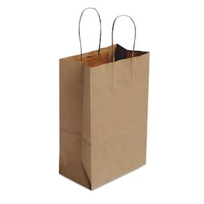 Sacola de Papel Kraft 23x31cm tamanho M 10un LC