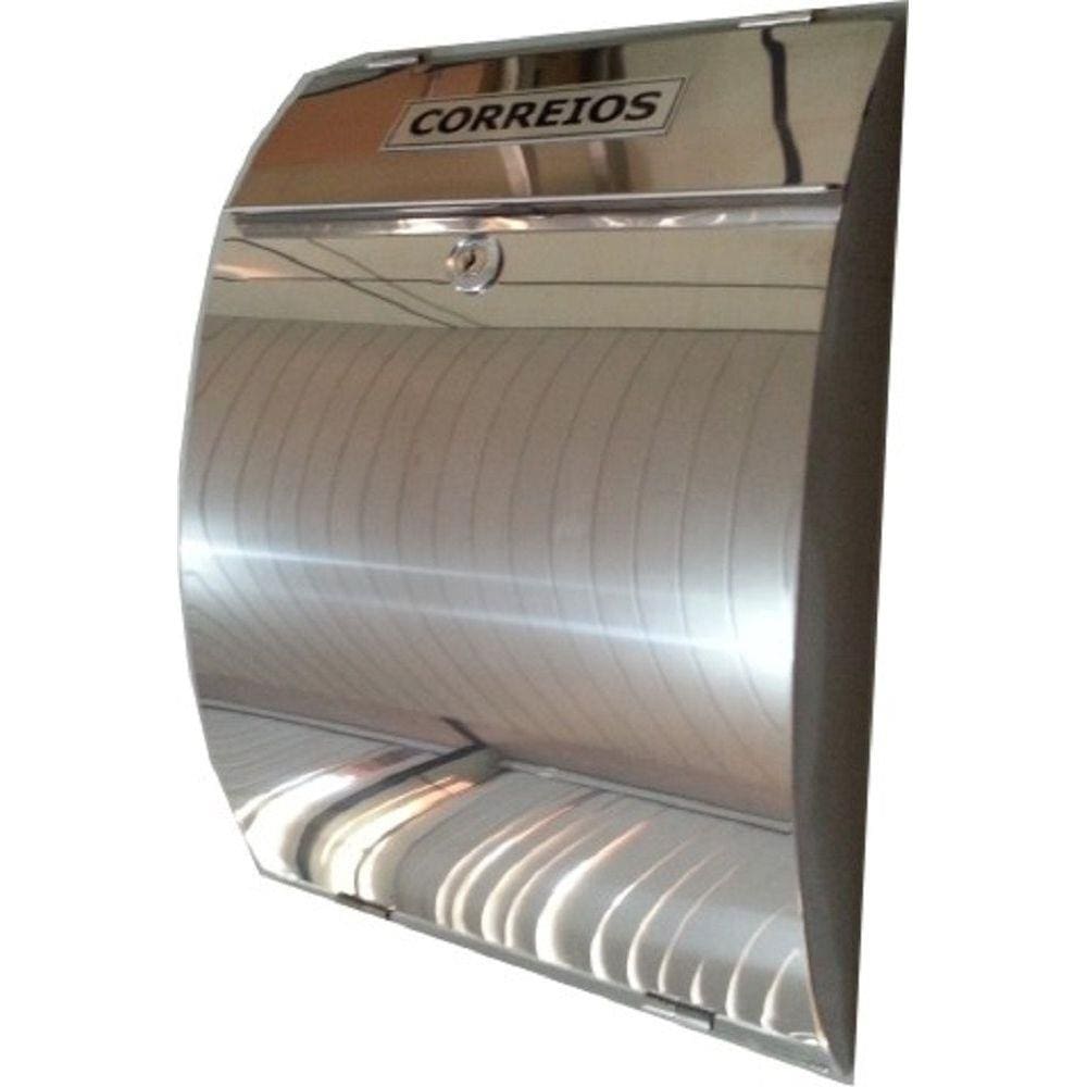 Caixa De Correio Em Inox Arqueada Valeinox