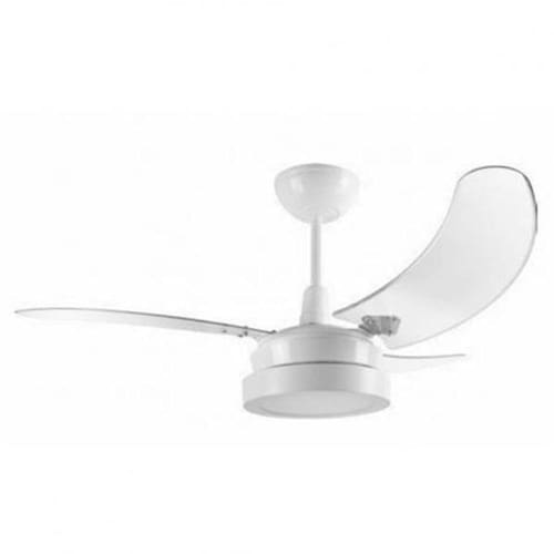 Ventilador de Teto Búzios Max Branco Led 127V 3 Pás Transparentes 130w - Tron Ventiladores