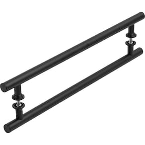 Puxador Preto Para Porta De Vidro E Madeira 100cm