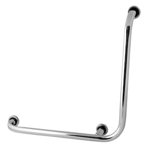 Barra De Apoio Para Box De Banheiro Modelo L 70x70cm Esquerda