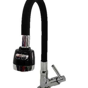 Torneira Gourmet Pia Bancada Colorida Preta Dois Jatos