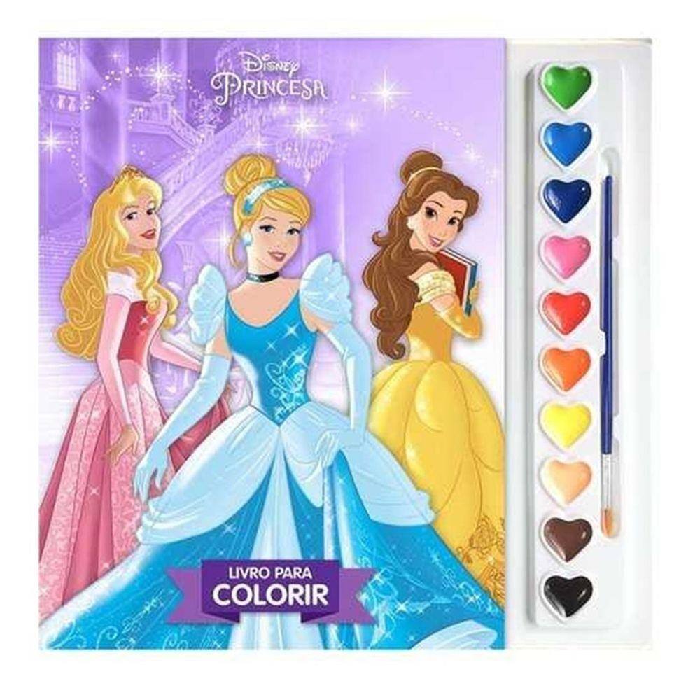 PRINCESAS - LER, COLORIR E BRINCAR