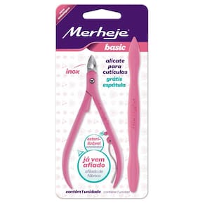 Alicate para Cutículas - Cabo Perolado Rosa