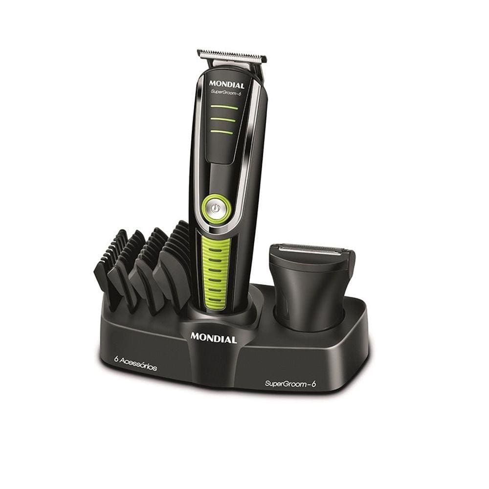 Aparador de Pelos Mondial Super Groom 6 em 1 BG04 Bivolt