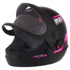 Capacete Moto Pro Tork Sport Moto Automático 788 Rosa 56
