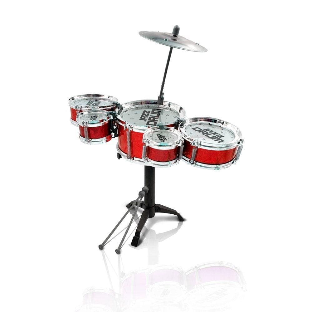 Mini Bateria Infantil Bw038 55Cm Vermelha