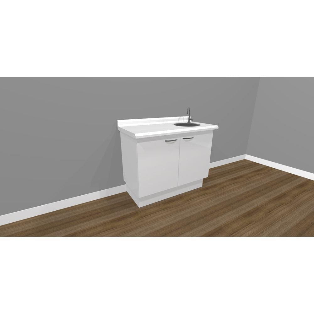 Balcão Para Dentista Duplo Com Pia