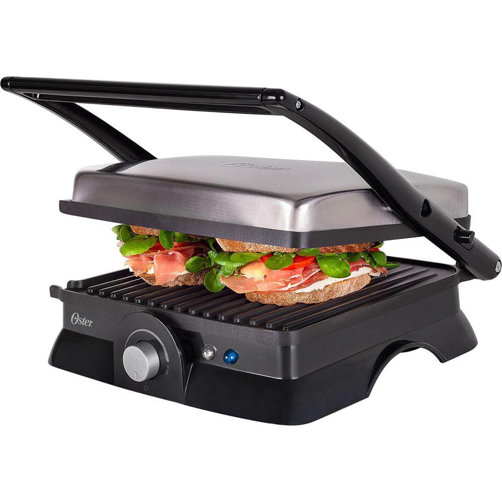 Grill Elétrico Multiuso Oster Inox - 110V