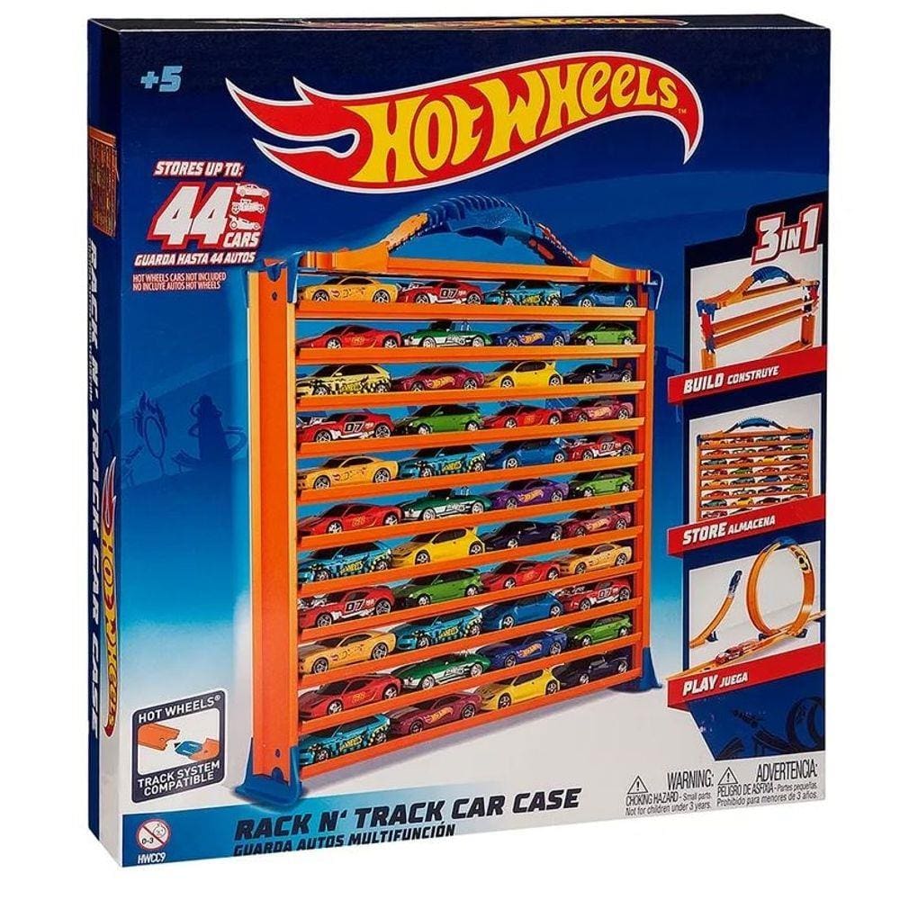 Pista Estacionamento no Centro da Cidade + Carrinho - Hot Wheels