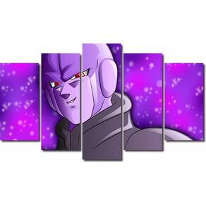 Quadro Decorativo Dragon Ball Z Goku Super Sayajin 5 Peças M20