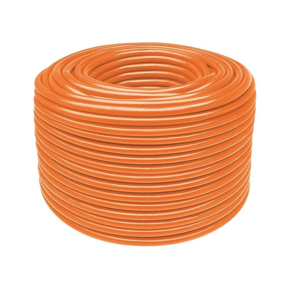 Mangueira Super Flex Em Pvc Laranja Para Jardim De 3 4 Com 50 Metros Tramontina
