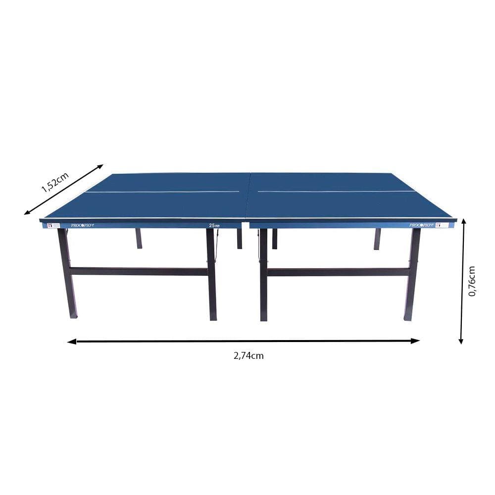 Procopio Mesa de Ping Pong Dobrável 15mm Ref. 004, Azul 