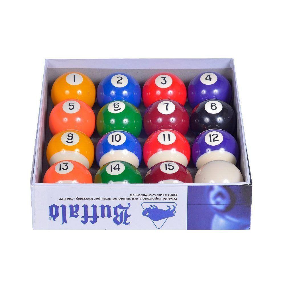 Bolas Nacionais 50mm Numeradas De Mesa Sinuca Bilhar Snooker