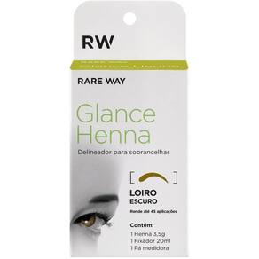 Glance Henna Loiro Escuro Delineador Sobrancelha