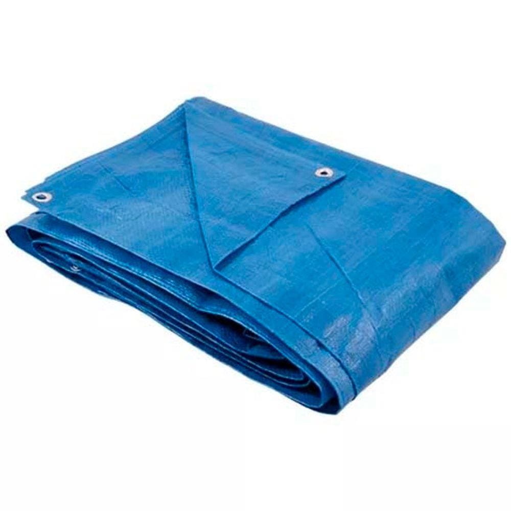 Lona Tipo Carreteiro Encerado Azul 70g/m2 6X4m