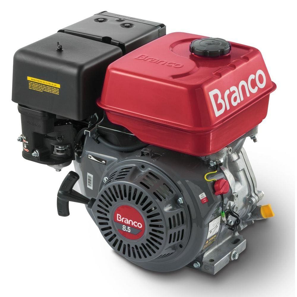 Motor Estacionário a Gasolina Branco B4T 8.5 H Vermelho