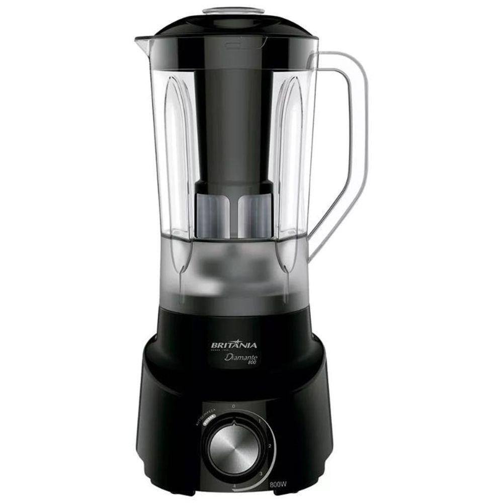imagem-Liquidificador Britânia Diamante 800 800W 4 Velocidades + Pulsar 2,65 Litros - 220V