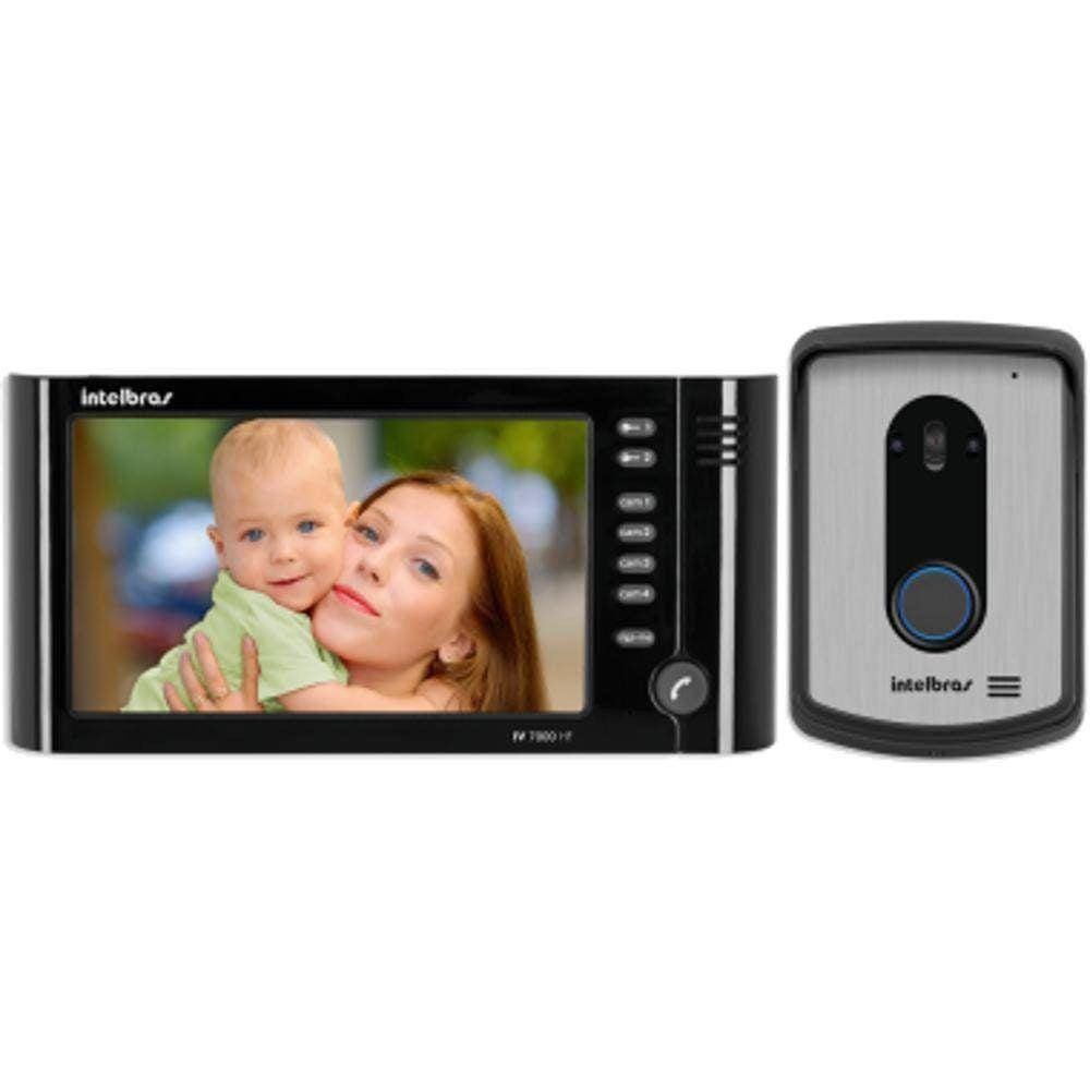 Video Porteiro Intelbras Lcd 7 Polegadas - Iv 7010 Hf Preto