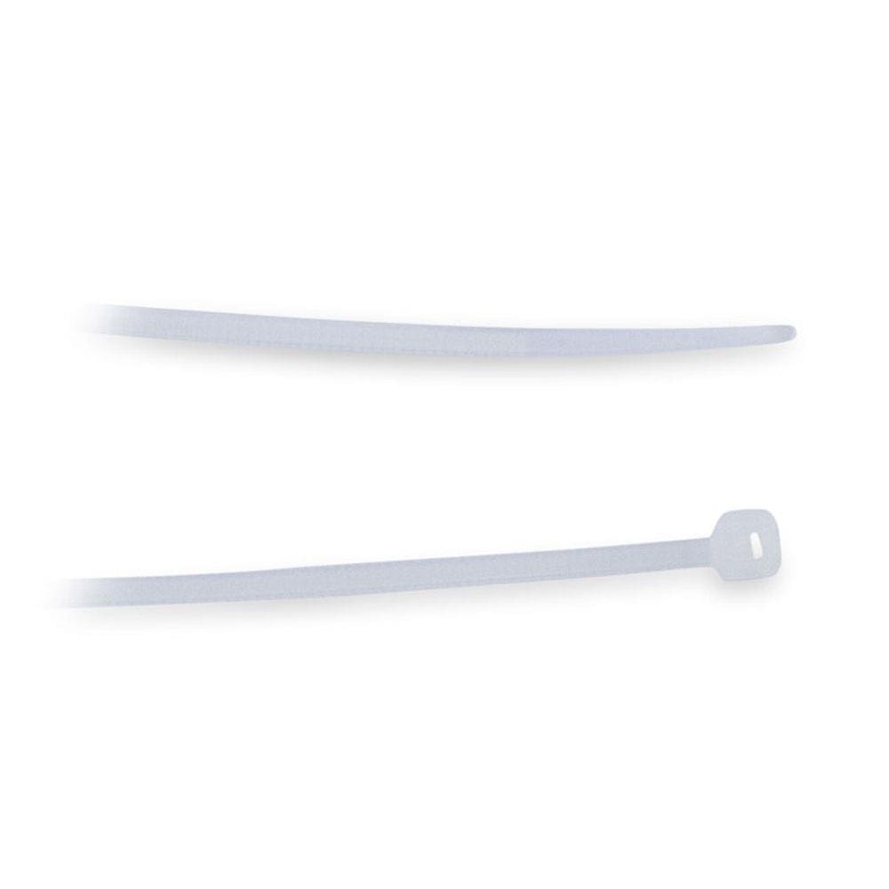 Abraçadeira de Nylon Branco 2.5mmx100mm Pacote com 100 Peças