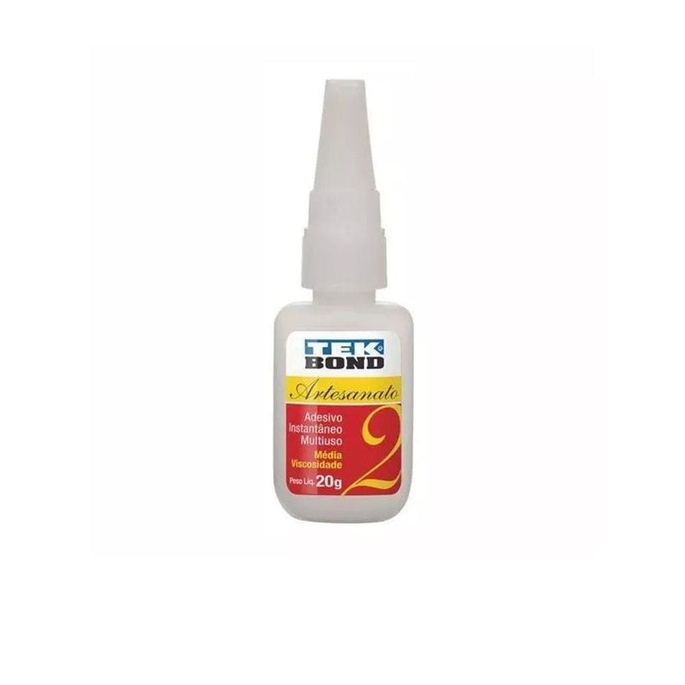 Cola Instantânea Multiuso Média Viscosidade 20g Tekbond