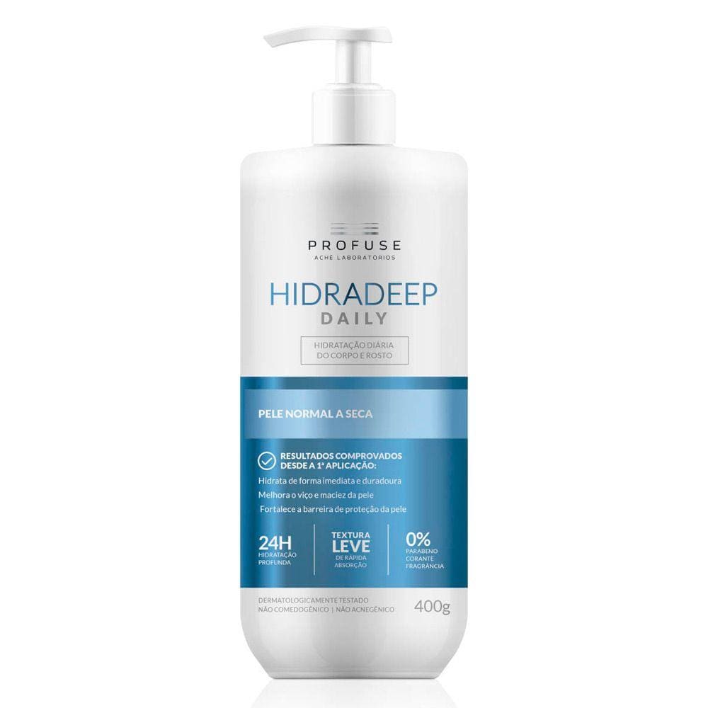 Creme Hidratante Corpo e Rosto Profuse Hidradeep Intensive 400g