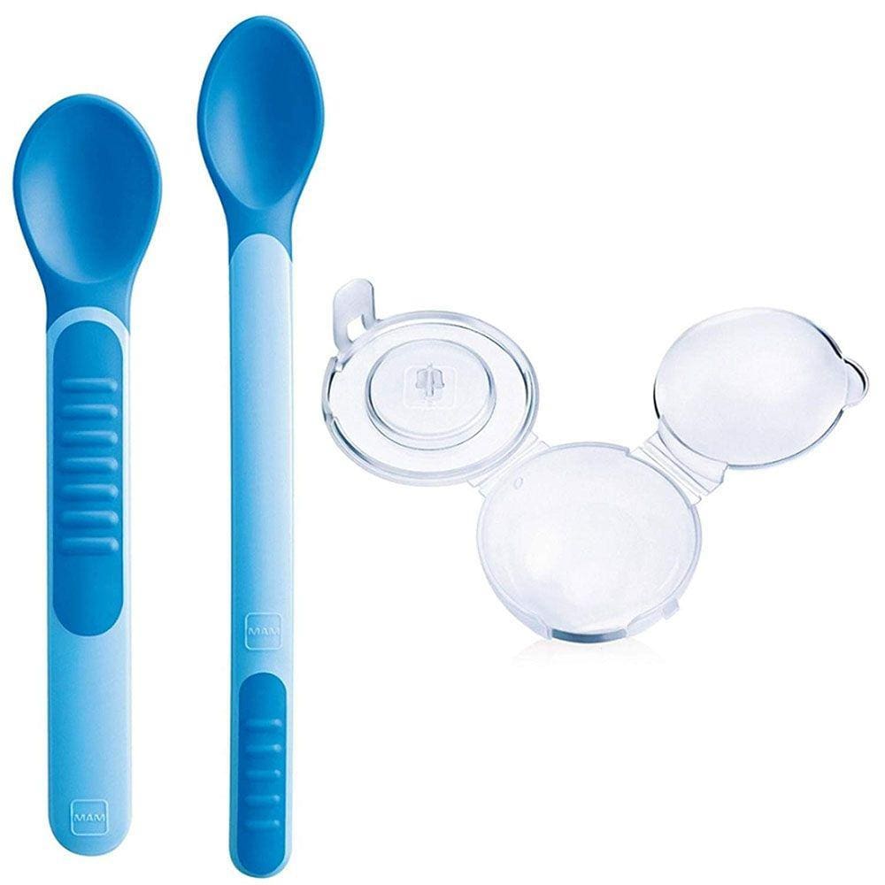 Kit 2 Colheres Termossensíveis Azul - MAM