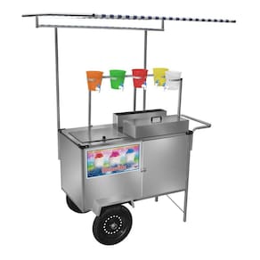 Carrinho de Raspadinha com Rodas Pneumáticas e Toldo - Cefaz