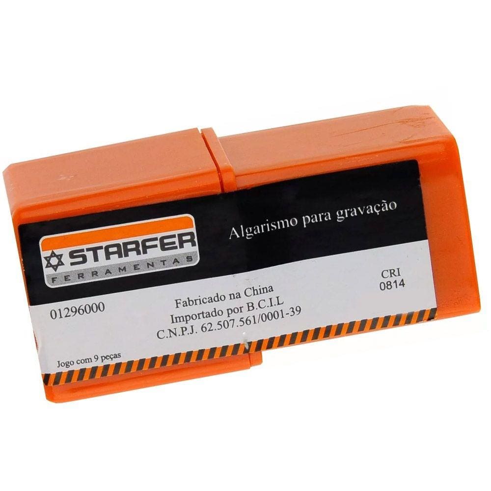 Jogo Marcador Punção Algarismo Starfer 5mm