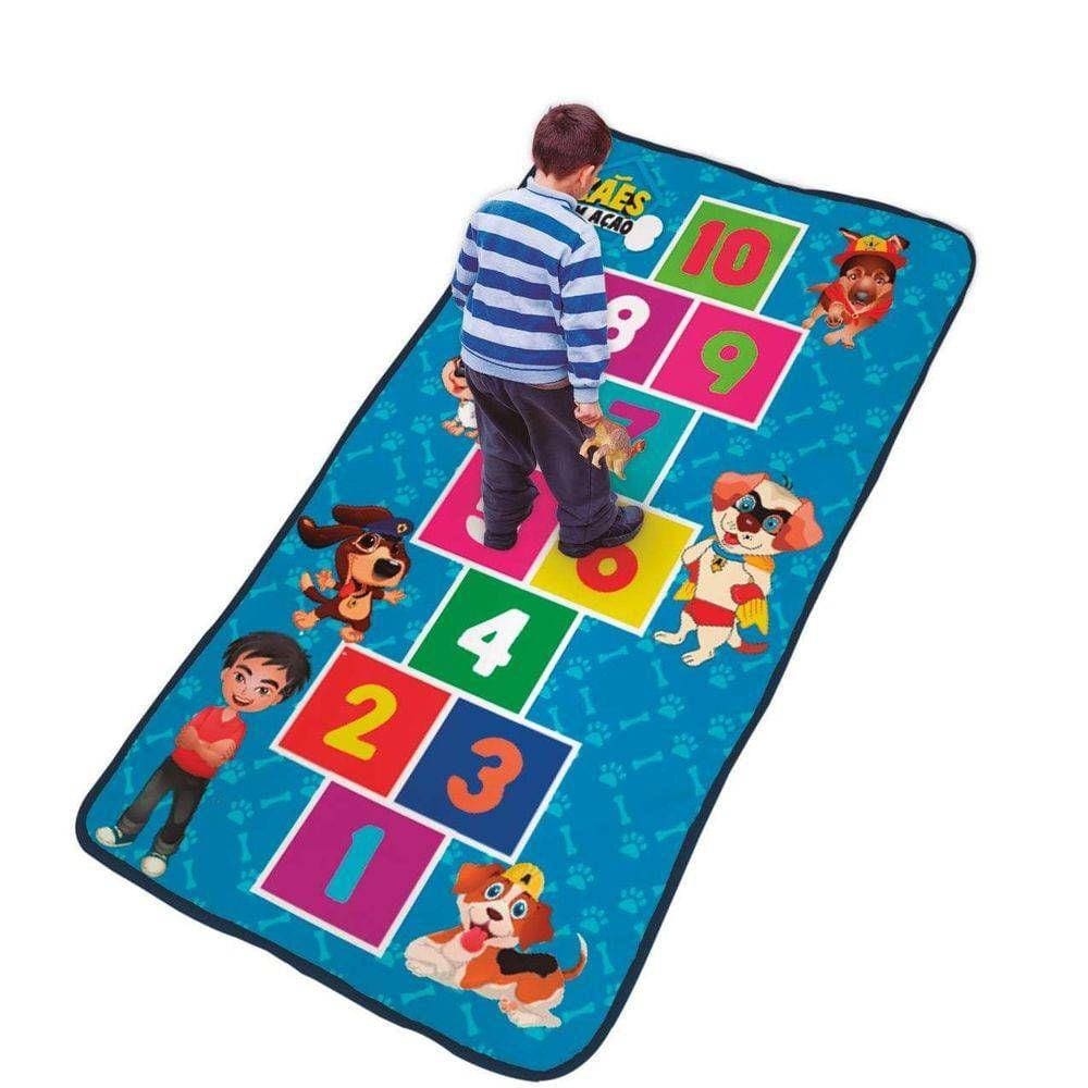 Brinquedo Amarelinha Cães em Ação