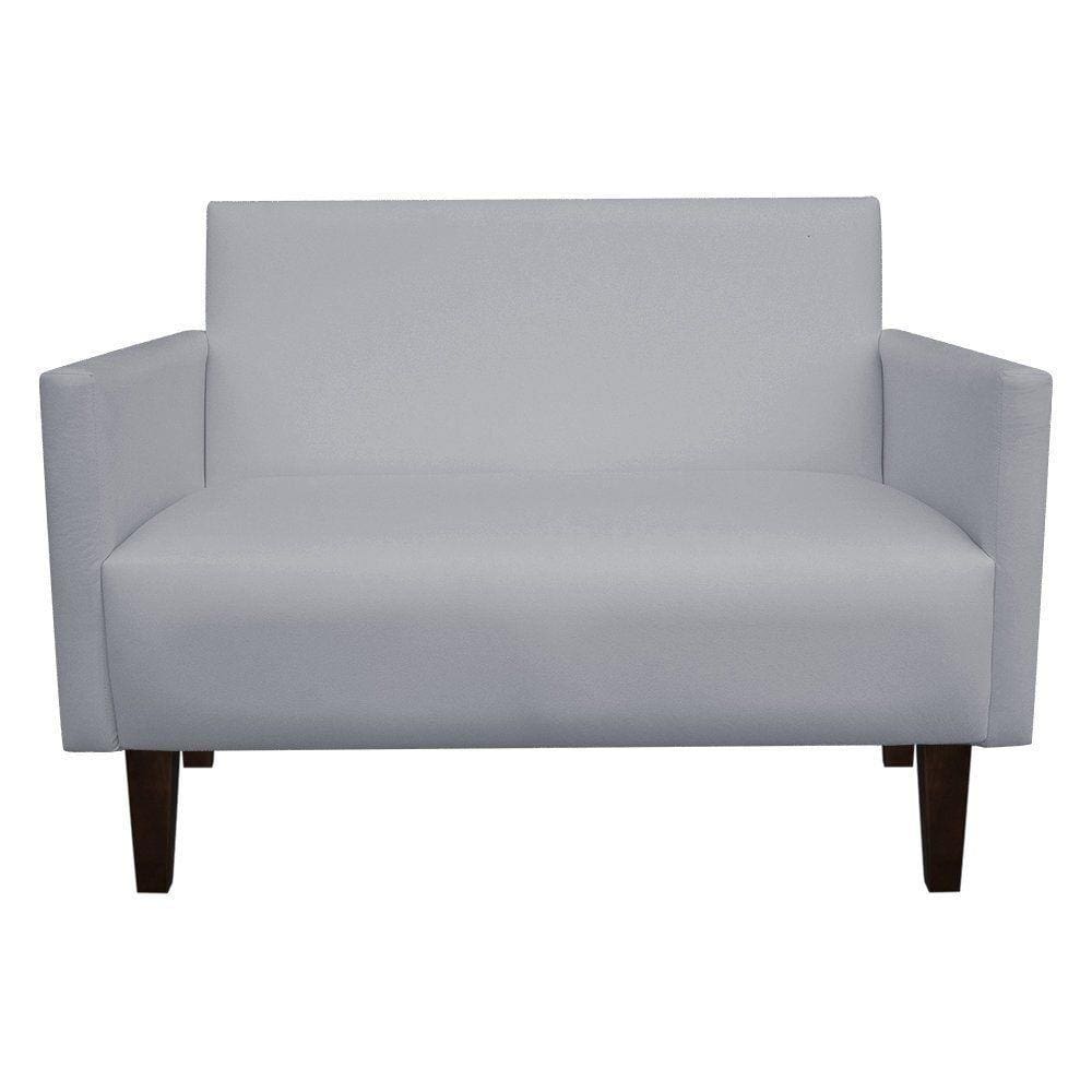 Sofá Retrô Namoradeira Compacta Jade 2 Lugares Corino