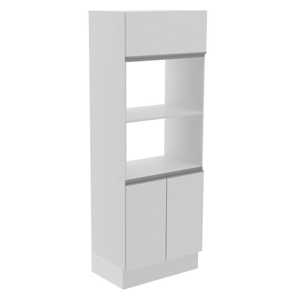 Torre Quente Para 2 Fornos Madesa Smart 100% MDF - Branco