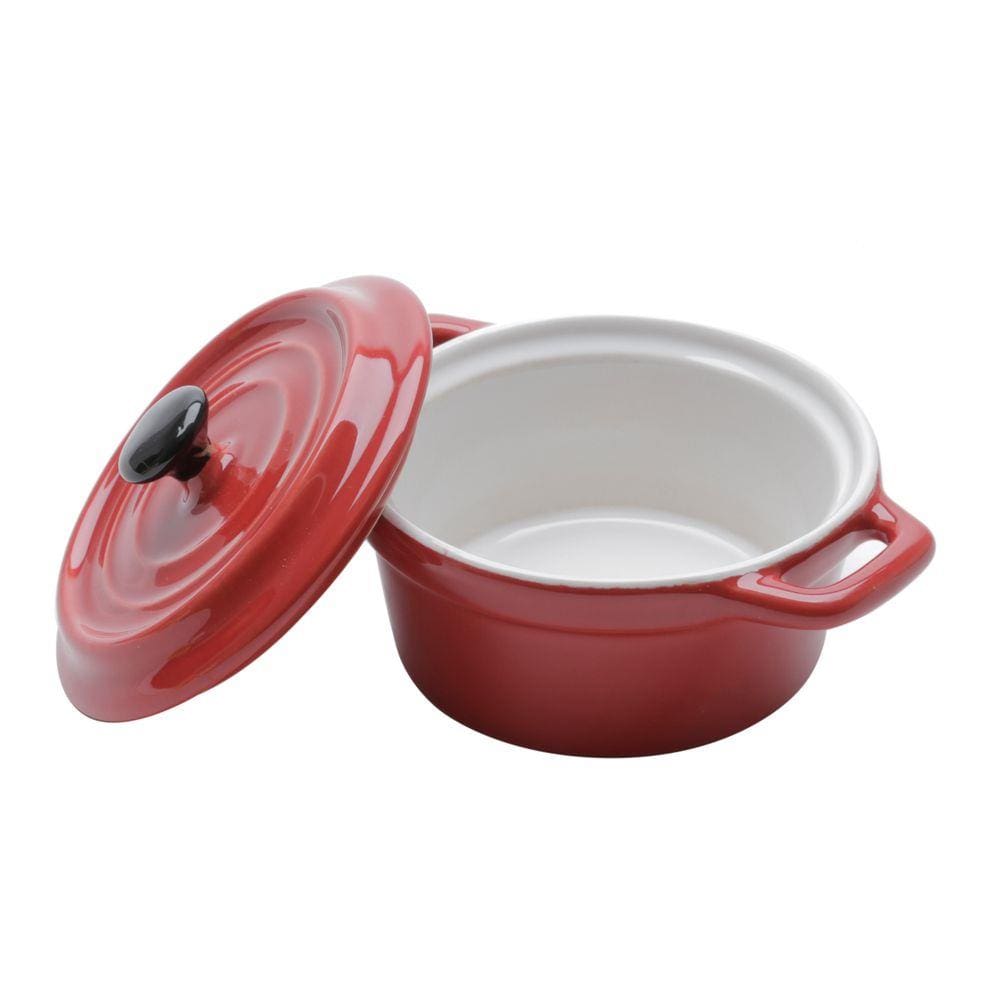 Mini Caçarola Redonda de Porcelana