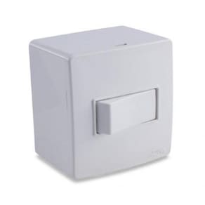 Conjunto Sobrepor 1 Interruptor Simples Force Line
