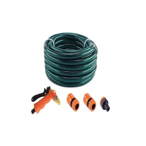 Mangueira Trancada 1/2" Verde 20M Hidro Pistola Forceline