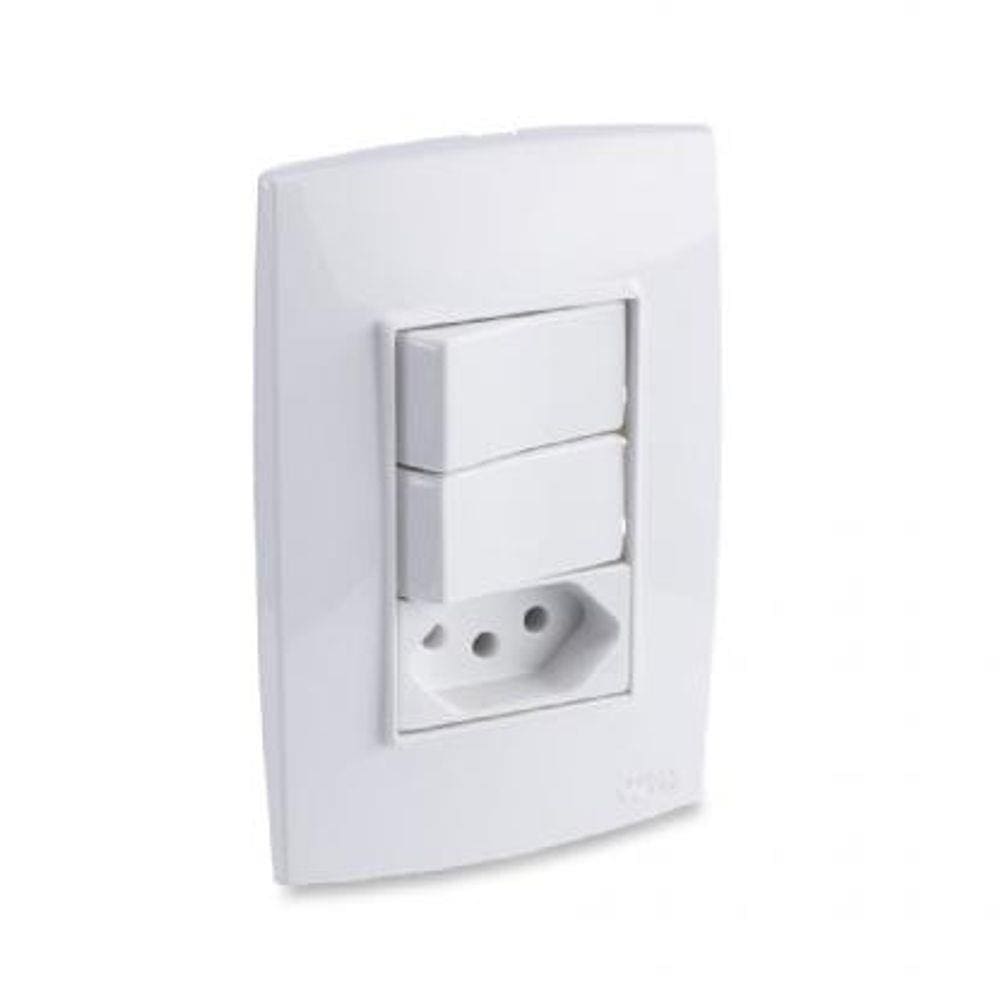 Conjunto 2 Paralelos + 1 Tomada Force Line