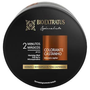 Máscara Colorante Castanho 2 Min. Mágicos Bio Extratus