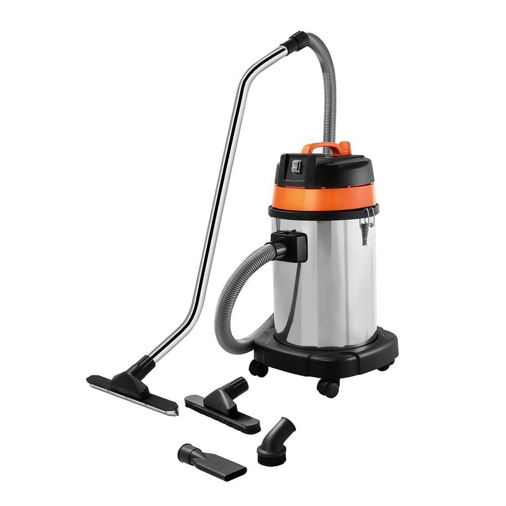 Aspirador De Pó E Líquidos Tramontina Tanque Aço Inox 30L 1400W