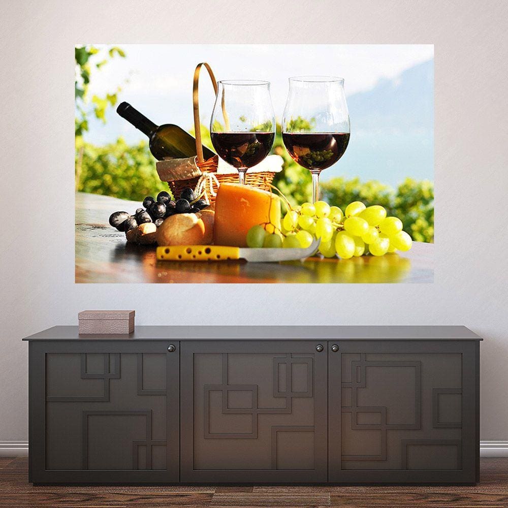 Painel Adesivo de Parede - Vinho - 369pnm