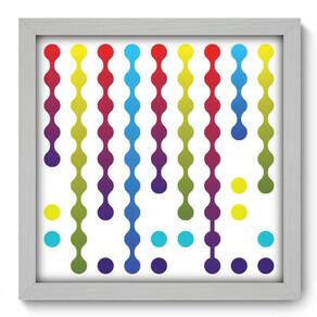 Quadro Decorativo - Bolas - 33cm x 33cm - 065qnabb