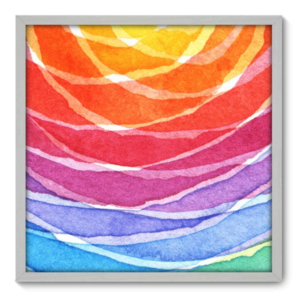 Quadro Decorativo - Abstrato - 70cm x 70cm - 042qnadb