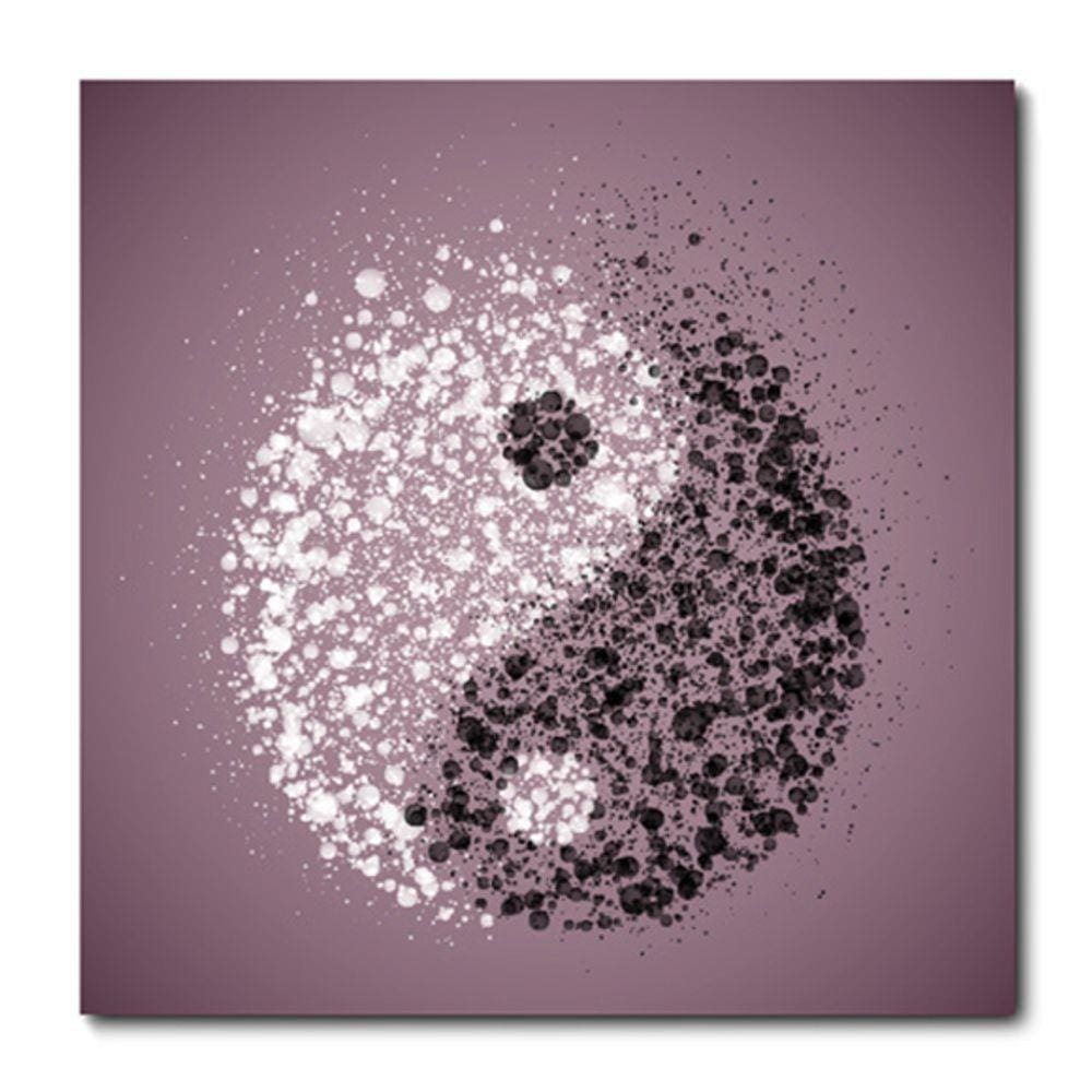 Placa Decorativa - Yin Yang - 0628